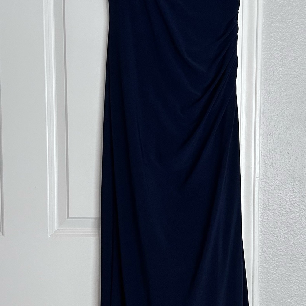 Elegant Navy Blue Gown